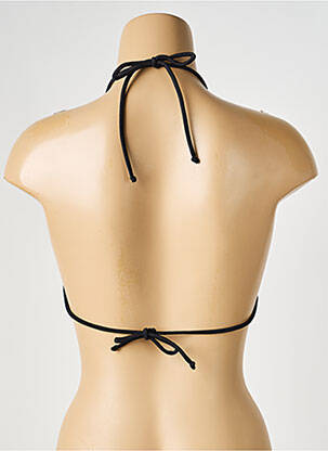 Haut de maillot de bain stretch haut triangles noir PIECES femme