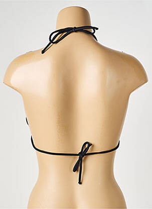 Haut de maillot de bain stretch haut soutien-gorge avec mousse de rembourrage amovible or PIECES femme