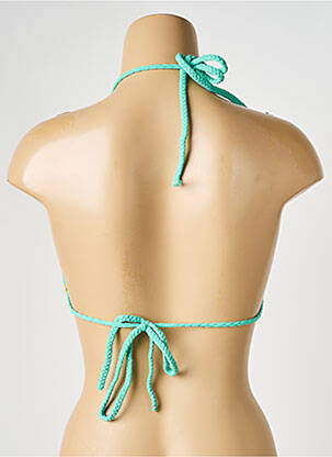 Haut de maillot de bain stretch haut soutien-gorge avec mousse de rembourrage amovible jaune PIECES femme