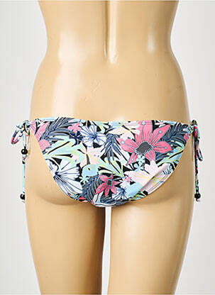 Bas de maillot de bain imprimé fantaisie bikini bleu PIECES femme