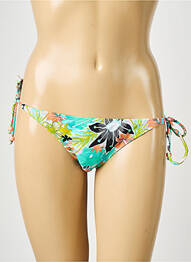 Bas de maillot de bain imprimé fantaisie bikini vert PIECES femme