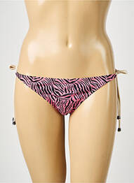 Bas de maillot de bain stretch bikini rose PIECES femme