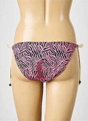 Bas de maillot de bain stretch bikini rose PIECES femme