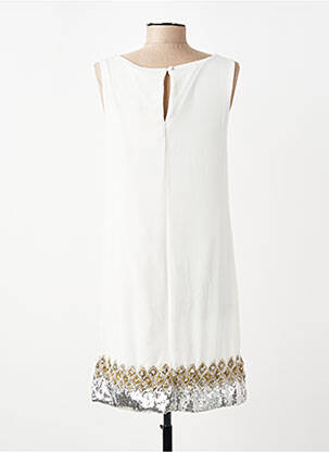 Robe mi-longue sans manche sans manche blanc VILA femme