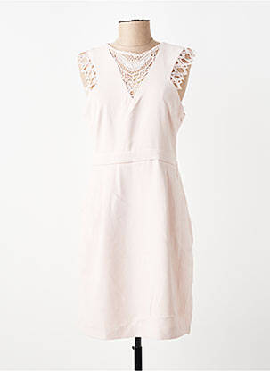 Robe mi-longue sans manche sans manche rose SUNCOO femme