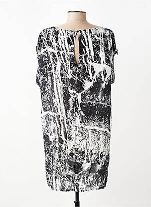 Tunique manches courtes col rond noir VILA femme