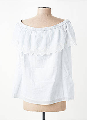 Blouse col rond sans manche beige VILA femme
