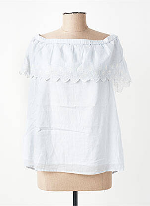 Top manches courtes manches courtes bleu VILA femme
