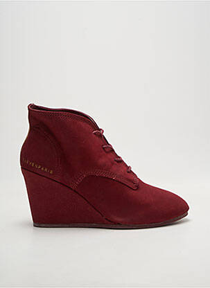 Bottines/boots nubuck talon de 7 à 9cm violet ELEVEN PARIS femme