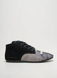 Baskets bout rond talon plat jusqu'à 3cm noir ELEVEN PARIS femme