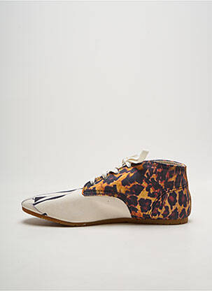 Baskets bout rond talon plat jusqu'à 3cm blanc ELEVEN PARIS femme