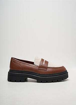 Mocassins bout rond talon de 4 à 6cm marron VANESSA WU femme