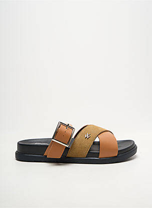 Mules/sabots type de semelle anatomique talon plat jusqu'à 3cm marron VANESSA WU femme
