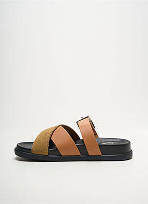 Mules/sabots type de semelle anatomique talon plat jusqu'à 3cm marron VANESSA WU femme