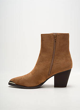 Bottines/boots bout pointu talon de 7 à 9cm marron VANESSA WU femme