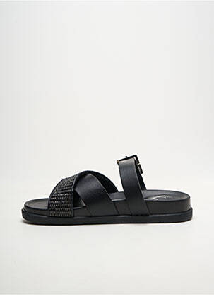 Mules/sabots type de semelle anatomique talon plat jusqu'à 3cm noir VANESSA WU femme