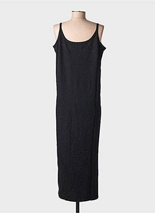 Robe longue fines bretelles fines bretelles noir ROSE GARDEN femme
