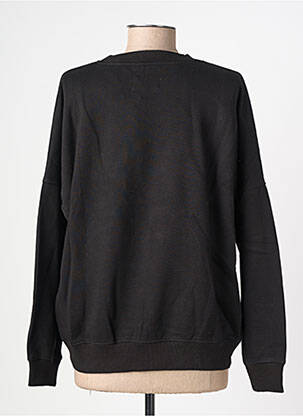 Sweat-shirt stretch manches longues noir ROSE GARDEN femme