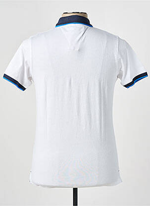 Polo tissage jersey manches courtes blanc CAMBERABERO homme