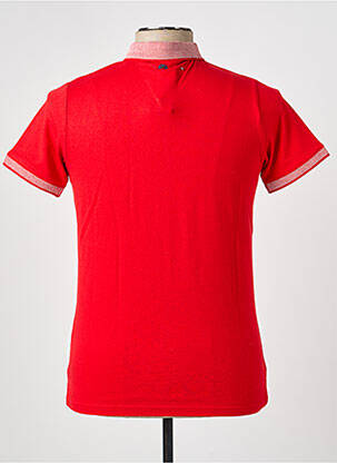 Polo tissage jersey manches courtes rouge CAMBERABERO homme