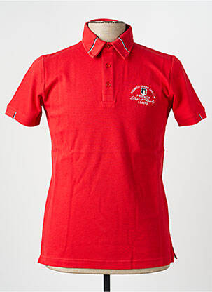 Polo stretch manches courtes rouge CAMBERABERO homme