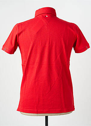 Polo stretch manches courtes rouge CAMBERABERO homme