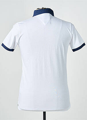 Polo tissage jersey manches courtes blanc CAMBERABERO homme