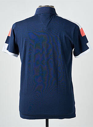 Polo tissage jersey manches courtes bleu CAMBERABERO homme