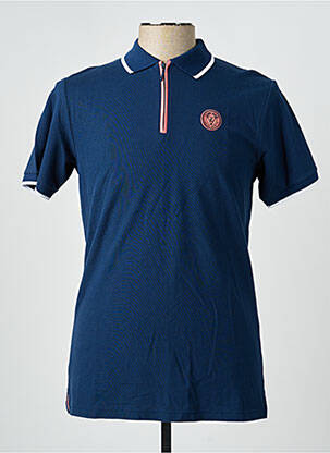 Polo stretch manches courtes bleu CAMBERABERO homme