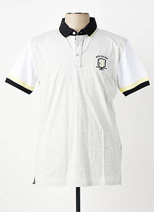 Polo coupe droite manches courtes gris CAMBERABERO homme