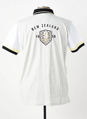Polo coupe droite manches courtes gris CAMBERABERO homme