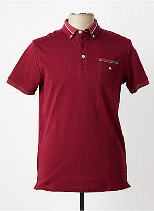 Polo coupe droite manches courtes rouge CAMBERABERO homme