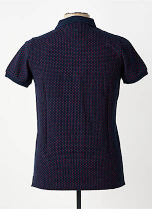 Polo coupe droite manches courtes bleu CAMBERABERO homme