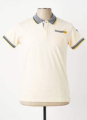 Polo tissage jersey manches courtes beige CAMBERABERO homme