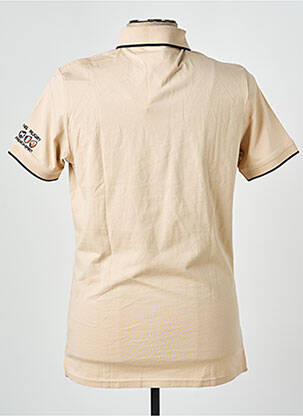 Polo coupe droite manches courtes beige CAMBERABERO homme