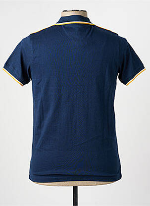 Polo coupe droite manches courtes bleu CAMBERABERO homme