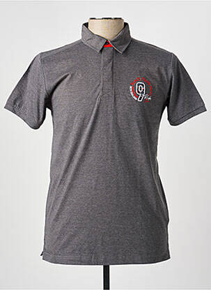 Polo coupe droite manches courtes gris CAMBERABERO homme