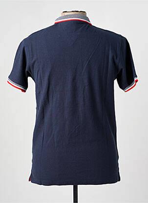 Polo coupe cintrée manches courtes bleu CAMBERABERO homme