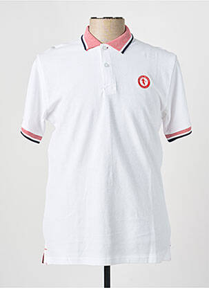 Polo coupe droite manches courtes blanc CAMBERABERO homme
