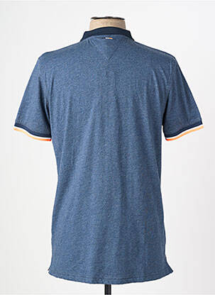 Polo coupe droite manches courtes bleu CAMBERABERO homme