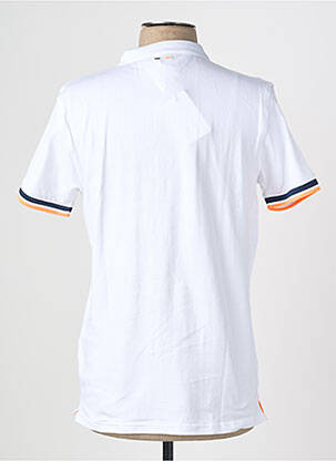 Polo coupe droite manches courtes blanc CAMBERABERO homme