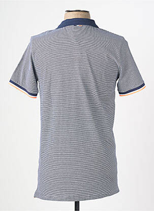 Polo tissage jersey manches courtes bleu CAMBERABERO homme