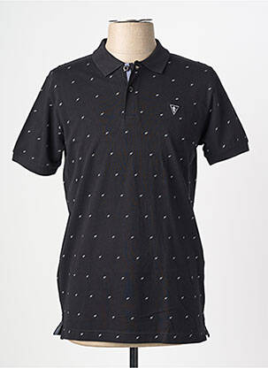 Polo coupe droite manches courtes noir CAMBERABERO homme