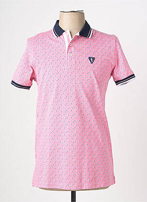 Polo coupe droite manches courtes rose CAMBERABERO homme