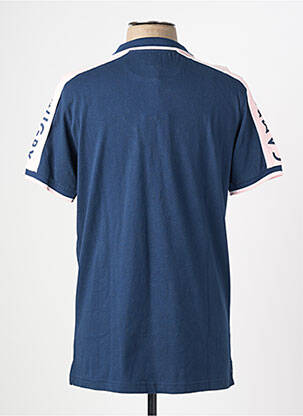 Polo coupe droite manches courtes bleu CAMBERABERO homme