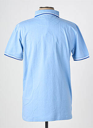 Polo tissage jersey manches courtes bleu CAMBERABERO homme