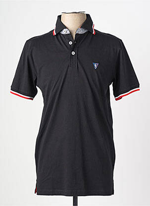 Polo coupe droite manches courtes noir CAMBERABERO homme
