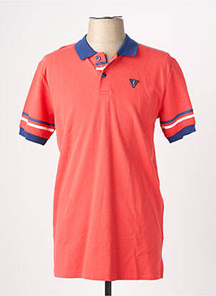 Polo stretch manches courtes rouge CAMBERABERO homme