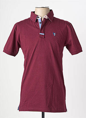 Polo coupe droite manches courtes rouge CAMBERABERO homme