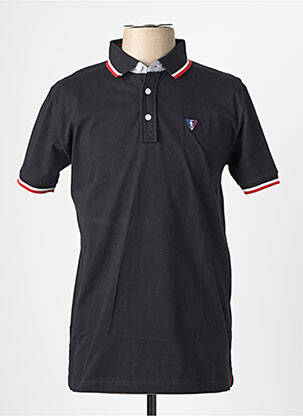 Polo coupe droite manches courtes noir CAMBERABERO homme